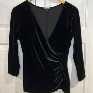 Sexy velvet women top. Perfect for the holiday season!